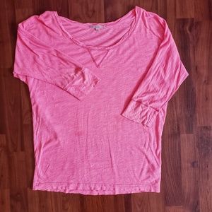 3/$25 Gap hot pink dolman sleeve shirt